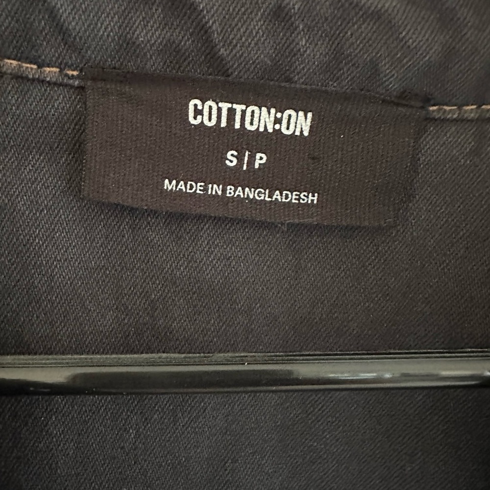 Cotton On Charcoal Denim Shirt - Picture 4 of 6